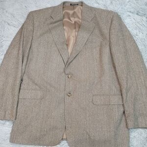 RBM Collection Jacket Mens 46‎ L Silk Suit Coat Career Comfort Preppy